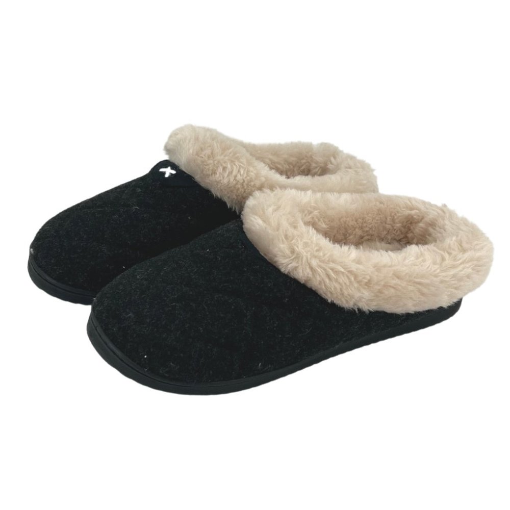 Dearfoams | Women's Slippers | Black | Various Sizes